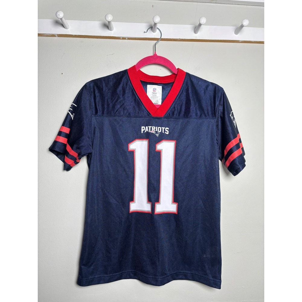 Patriots Julian Edelman #11 Jersey Youth Large 12 14 Game Day NFL